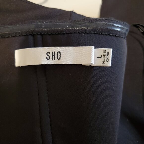 SHO by Tadashi Shoji SZ L Embellished Strapless Sheath Neoprene Cocktail Dress - Picture 7 of 10